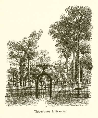 Entrada de Tippecanoe, General William Henry Harrison de American School