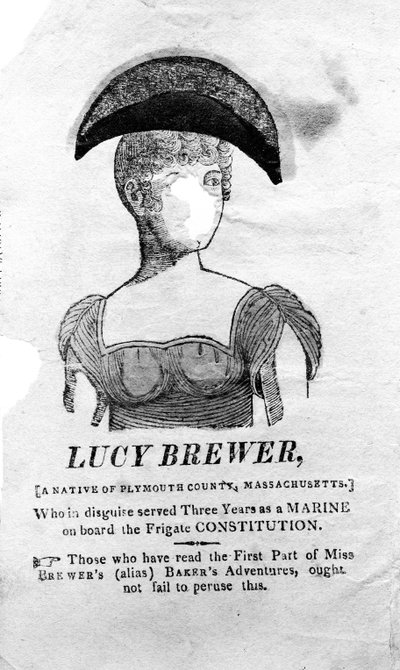 Portada de Las Aventuras de Lucy Brewer impresa por Luther Wales, Nueva York, 1815 de American School