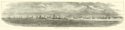 Flota de transporte frente a Federal Point, diciembre 1864 de American School