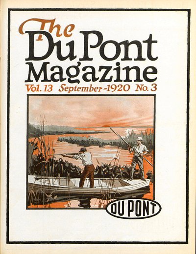 Tiro al Plato, portada de la revista DuPont, septiembre de 1920 de American School