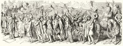 Triunfos, procesión triunfal del emperador Aureliano de American School