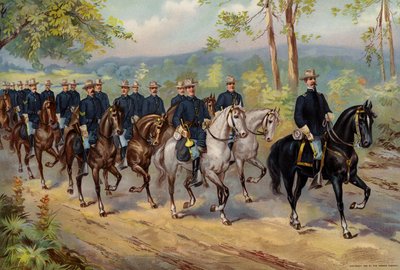 Ejército de EE.UU., equipo de campo de caballería de American School