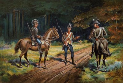 Ejército de EE.UU., Oficial Comisionado y Soldado de Caballería de American School