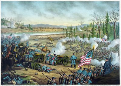 Guerra Civil de EE.UU.: Batalla de Stone River, o 2ª Batalla de Murfreesboro, Tennessee, 31 de diciembre de American School