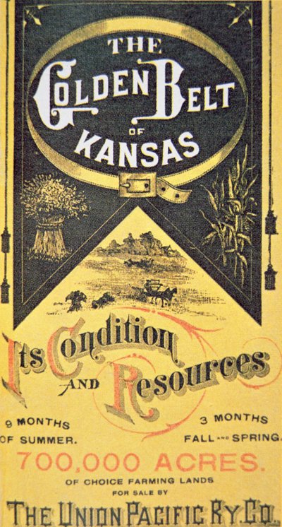 Póster del Ferrocarril Union Pacific, c.1880 de American School