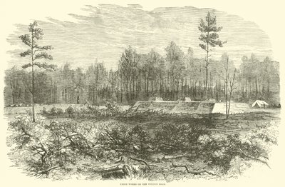 Obras de la Unión en la carretera de Weldon, agosto 1864 de American School