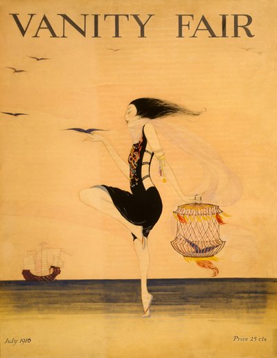 Portada de Vanity Fair, julio 1916 de American School