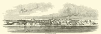 Vista de Vicksburg desde el río, junio 1862 de American School