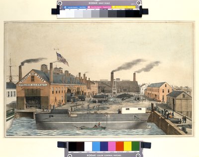 Vista de Stillman & Allen Novelty Iron Works de American School
