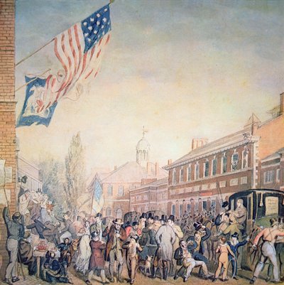 Votación en Filadelfia de American School