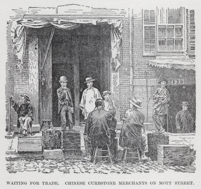 Esperando Comercio, Comerciantes Chinos en la Calle Mott de American School