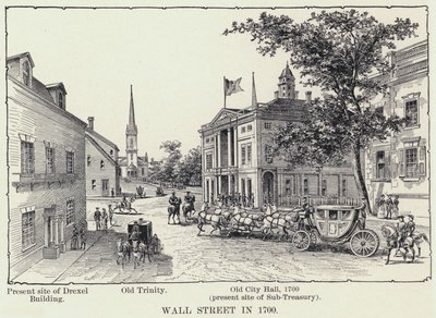 Wall Street en 1700 de American School