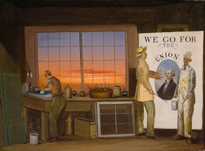 Vamos por la Unión, c.1840-1850 de American School