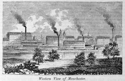 Vista occidental de Manchester, de 
