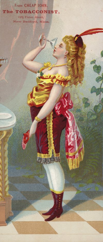 Mujer bebiendo de American School