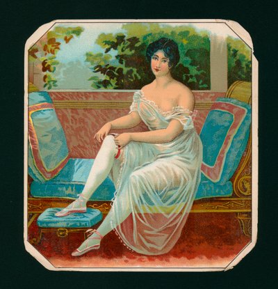 Vestido de mujer (cromolito) de American School