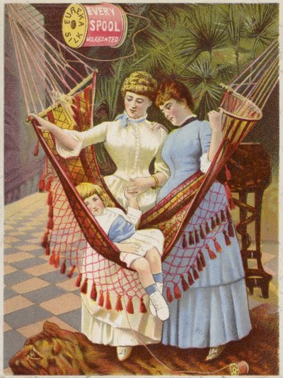 Niña en hamaca de American School