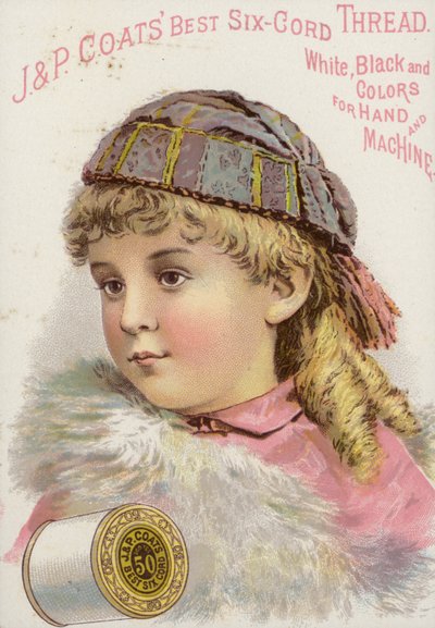 Niña con sombrero y bufanda de American School