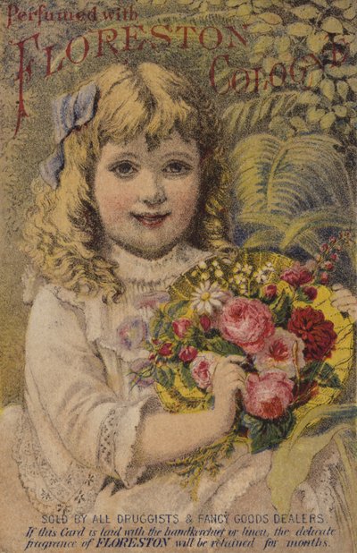 Niña Joven Sosteniendo Flores de American School