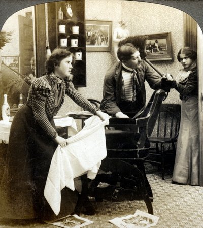 Cortándose el cabello de American Stereoscopic Company