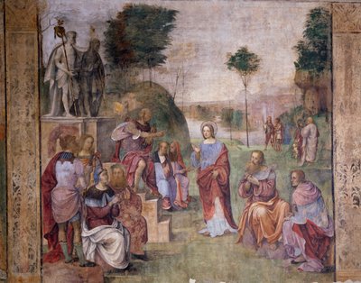Juicio de Santa Cecilia (Santa Cecilia), hacia 1506, de Amico Aspertini (1474 o 1475-1552), fresco, Oratorio de Santa Cecilia (Santa Cecilia), Bolonia, Emilia-Romaña. Italia de Amico Aspertini