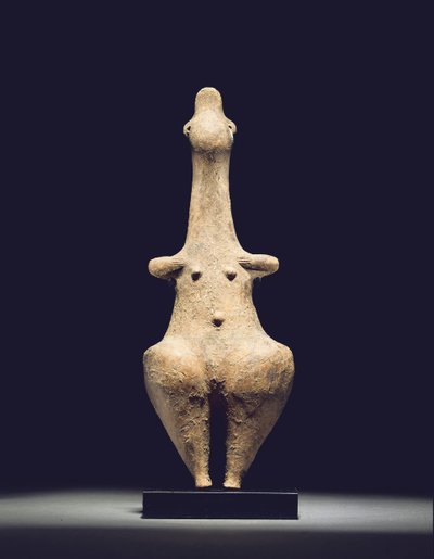 Ídolo femenino esteatopígico, principios del 1er milenio a.C. de Amlash Culture