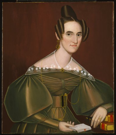 Jeannette Woolley, luego Sra. John Vincent Storm, c.1838 de Ammi Phillips