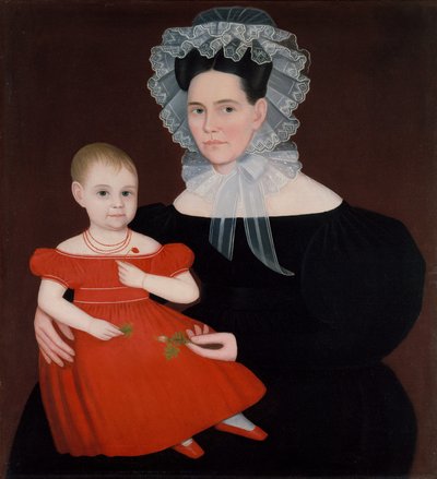 Sra. Mayer y su hija, 1835-40 de Ammi Phillips