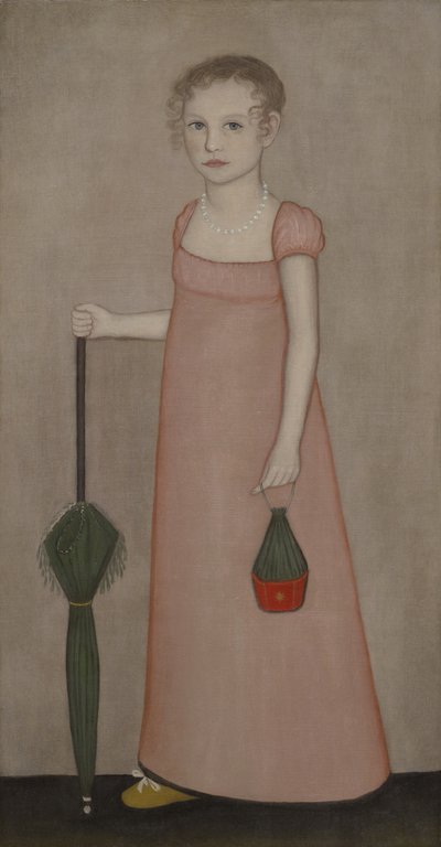 Retrato de Harriet Campbell, c.1815 de Ammi Phillips