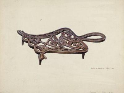 Soporte de plancha de Amos C. Brinton
