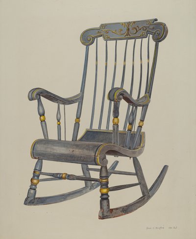 Mecedora de Amos C. Brinton