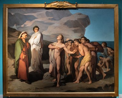 Dante y Casella de Amos Cassioli