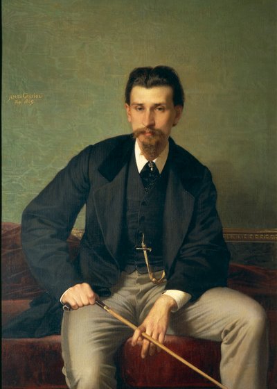 Retrato del pintor Augusto Betti de Amos Cassioli