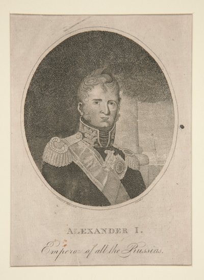 Alejandro I, emperador de todos los rusos de Amos Doolittle