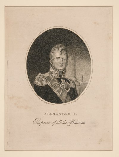 Alejandro I / Emperador de todos los rusos de Amos Doolittle