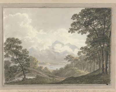 Vistas en Inglaterra, Escocia y Gales: Efecto transitorio en Skodow y c., al regresar de la caída de Lowdoor, 30 de julio de 1805 de Amos Green