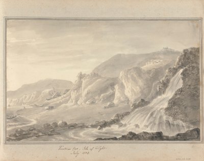 Vistas en Inglaterra, Escocia y Gales: Ventnor Cove, Isla de Wight, julio de 1804 de Amos Green