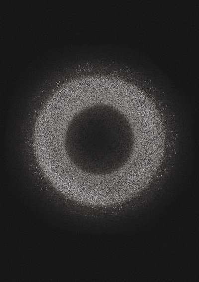 Anillo de luz abstracto de Amy Louise Baker