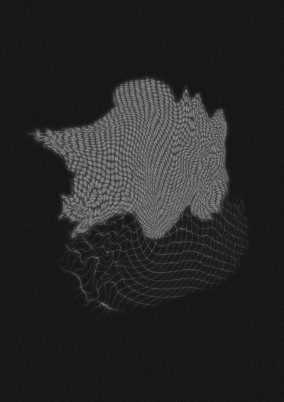 Rejilla ondulada abstracta de Amy Louise Baker