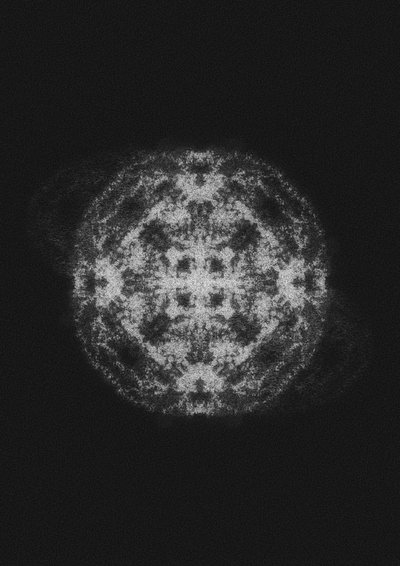 Orbe abstracto luminoso de Amy Louise Baker