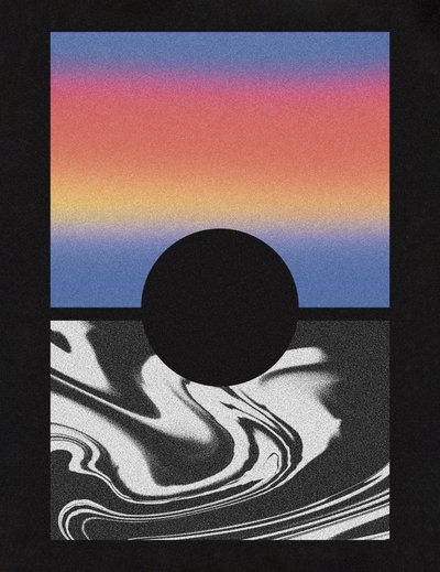 Degradado de eclipse solar de Amy Louise Baker