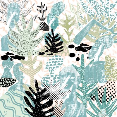 Undergrowth, 2015 (collage digital) de Amy Louise Evans
