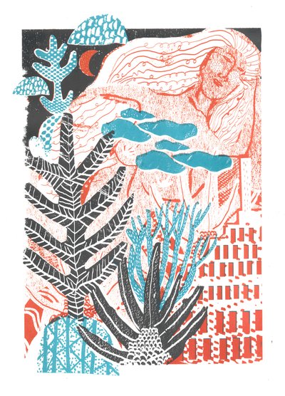 We Build, 2015 (serigrafía) de Amy Louise Evans