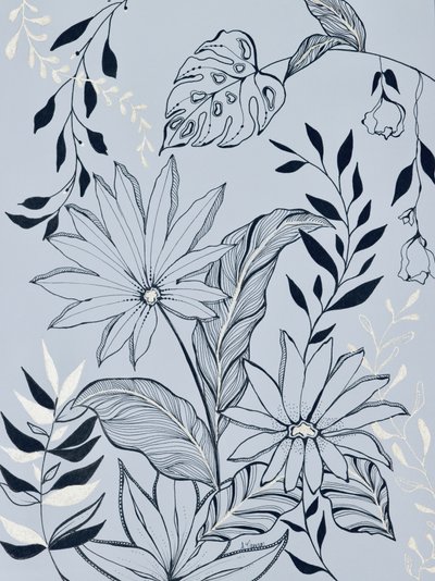 Sereno follaje tropical de Amy Tieman