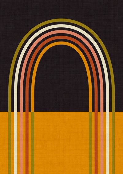 Geo Shapes Otoño 2021: Arco iris de Ana Rut Bre