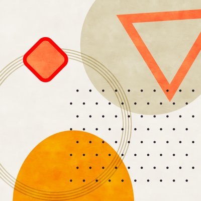 Geometría Bauhaus (parte central) 3 de Ana Rut Bre