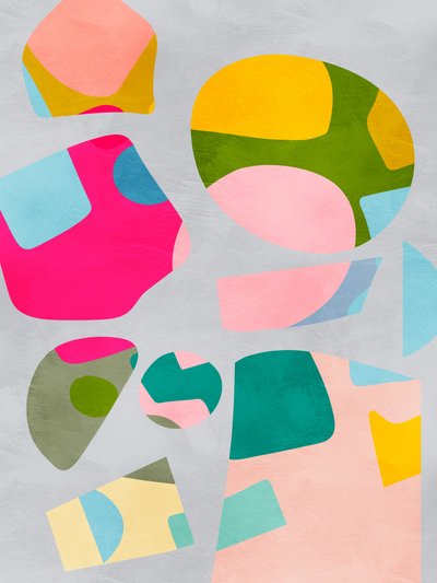 Recorte minimalista y colorido de Ana Rut Bre