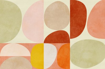 Geometría en tonos pastel de Ana Rut Bre