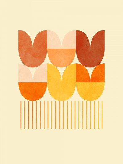 Primavera: Rapsodia naranja 1 de Ana Rut Bre