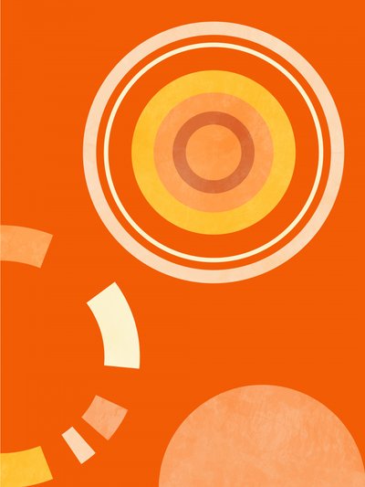 Primavera: Rapsodia naranja 4 de Ana Rut Bre